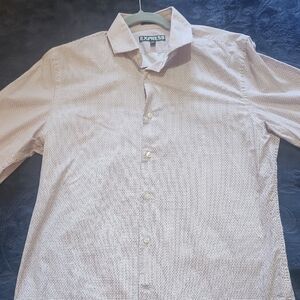 Express Men's Pink Shirt